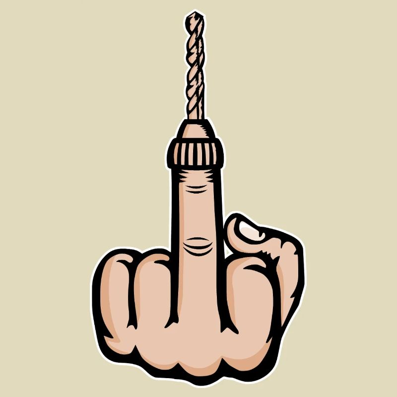 Conception de la perceuse au doigt d’honneur