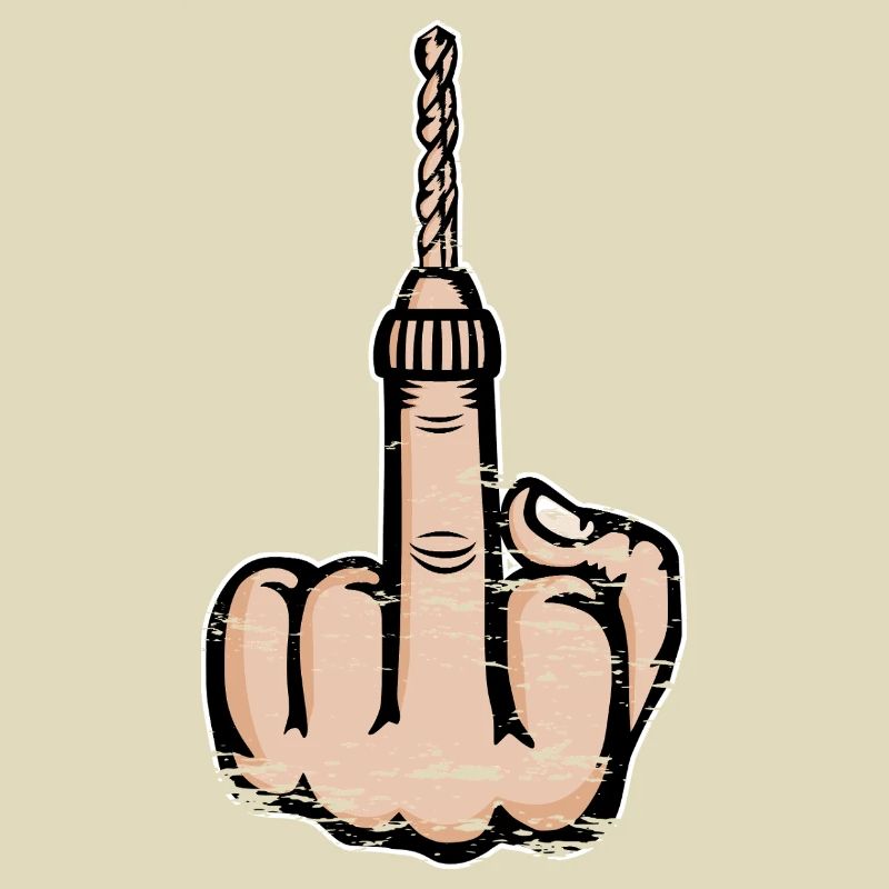 Conception de la perceuse au doigt d’honneur