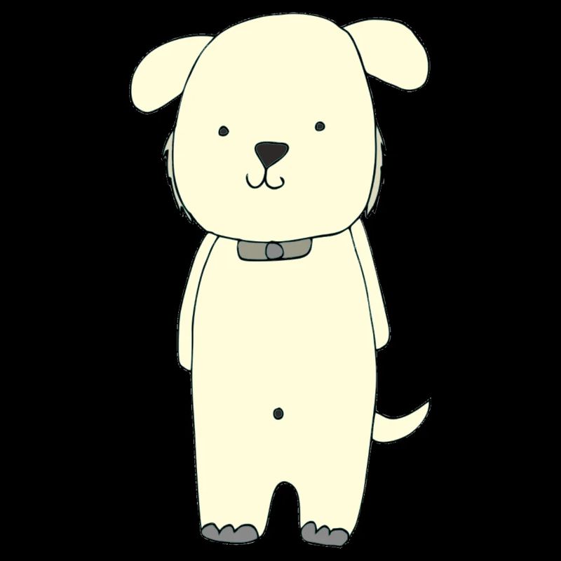 chien jaune