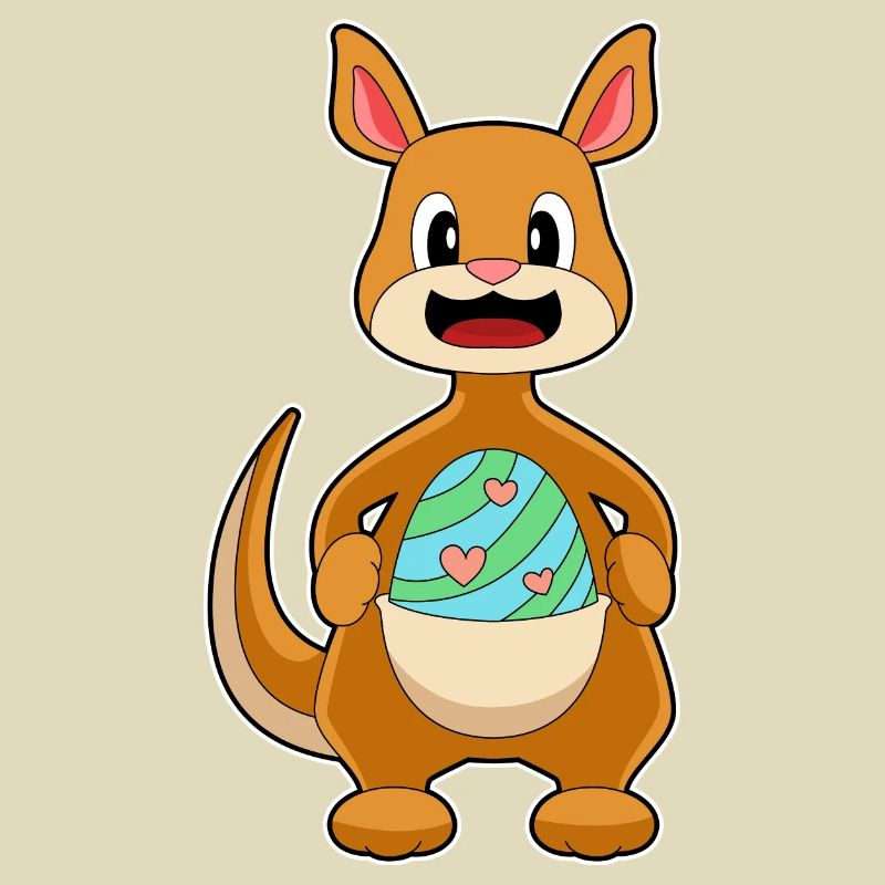 Kangaroo Easter Easter Egg