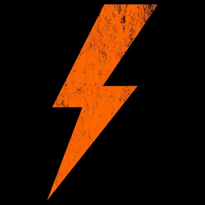 Leuchtender Blitz Design