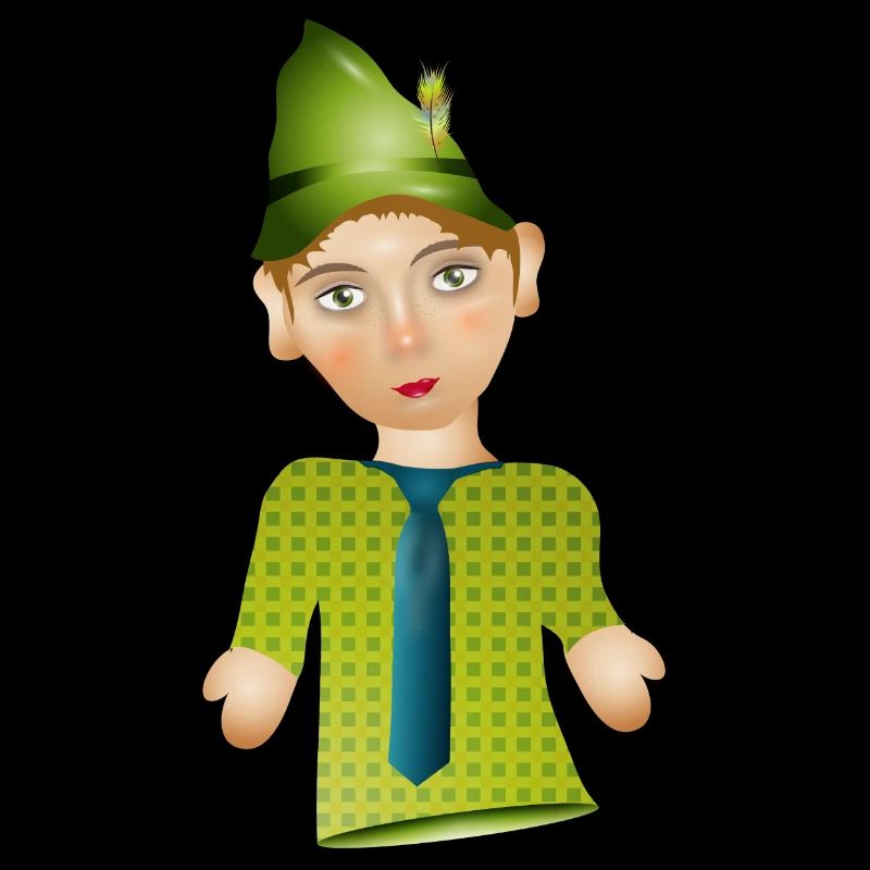 Der Seppel oder auch Seppl als Puppen Figur