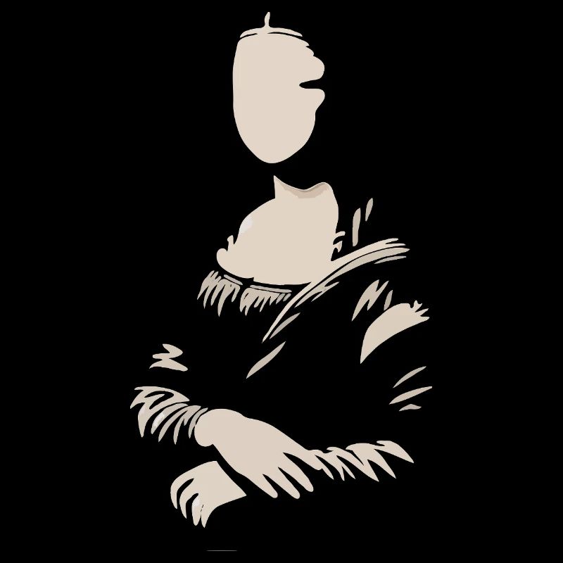 Mona Lisa (La Joconde) blank