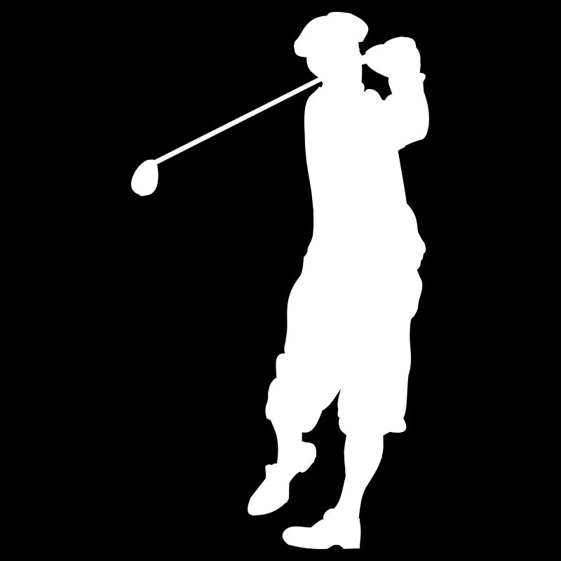 Silhouette de golf