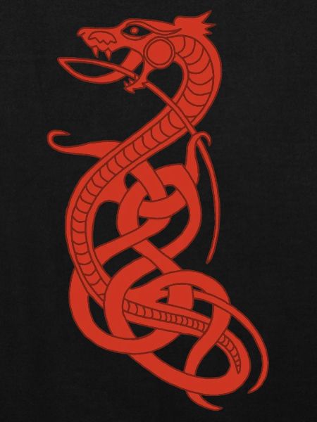 Infinite red snake