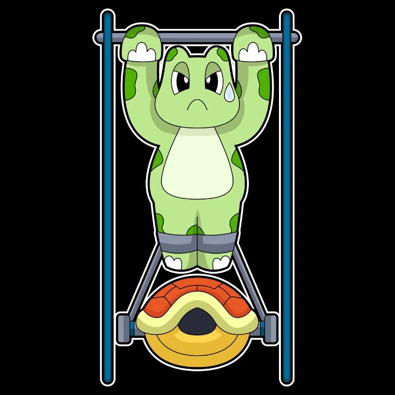 Turtle Bodybuilder Pull-ups Bodybuilding