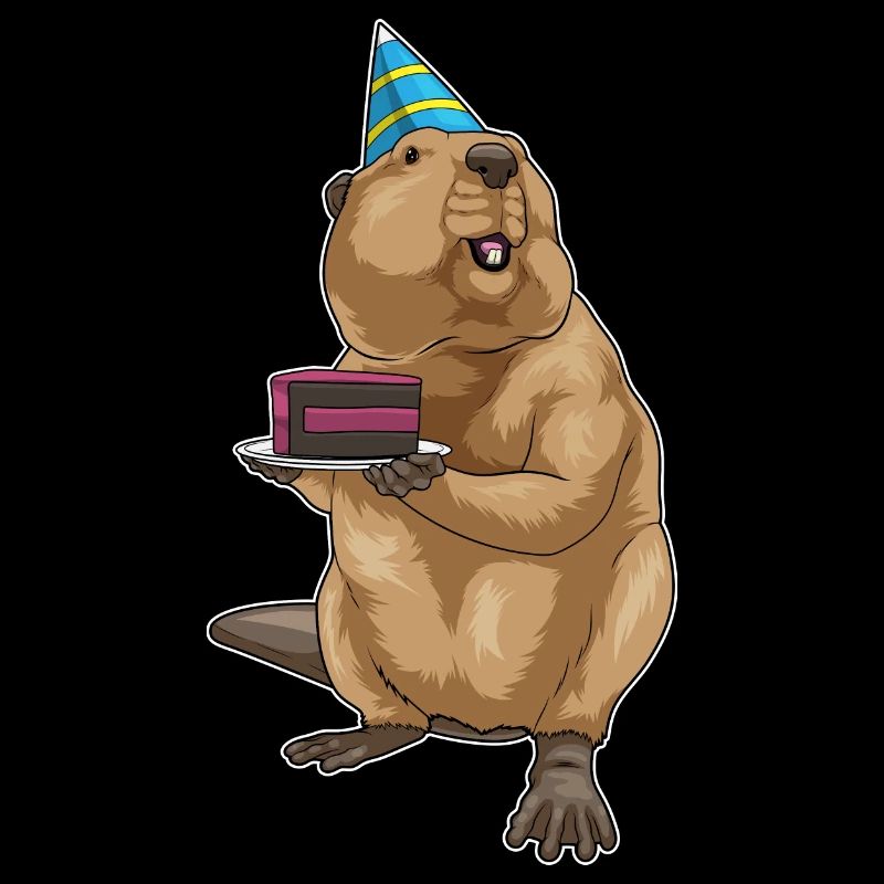 Gâteau d’anniversaire de castor
