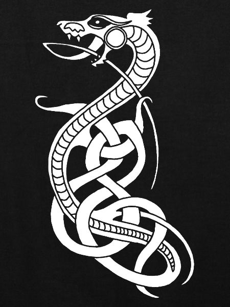 Serpent blanc infini