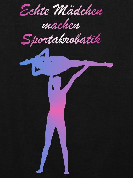 Echte Mädchen Sportakrobatik