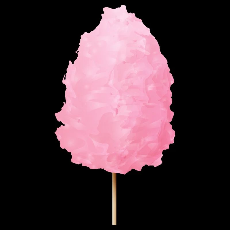 fluffy pink cotton candy
