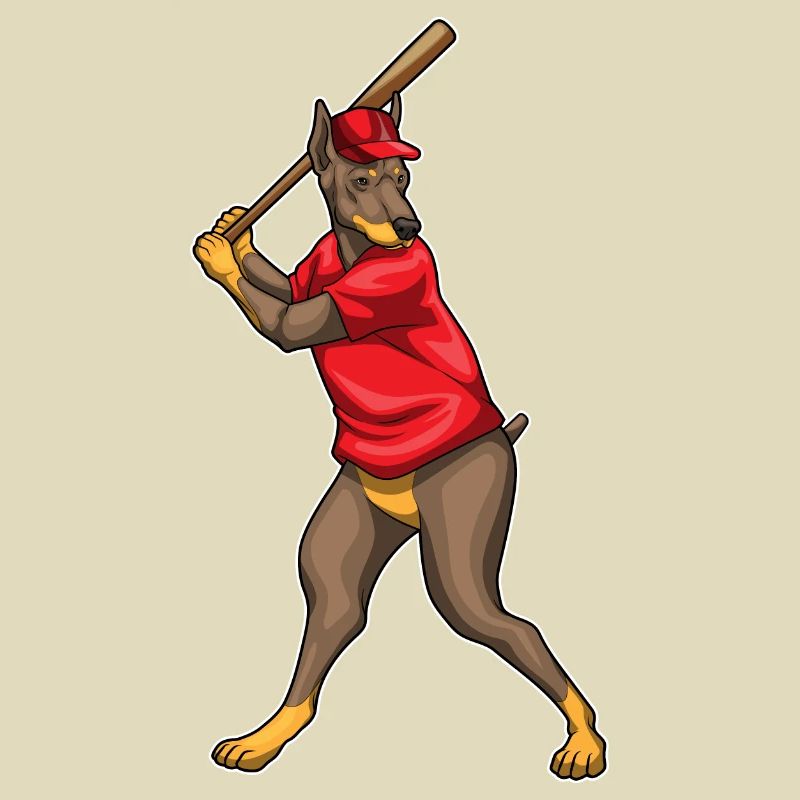 Bâton de baseball Doberman