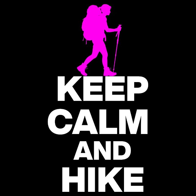 KEEP CALM AND HIKE ON, WANDERLUST, GESCHENK 🚶