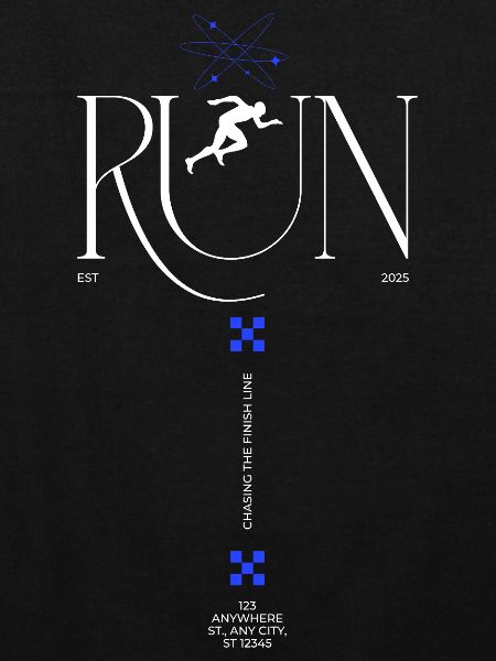 RUN Neon Runner Glyphs
