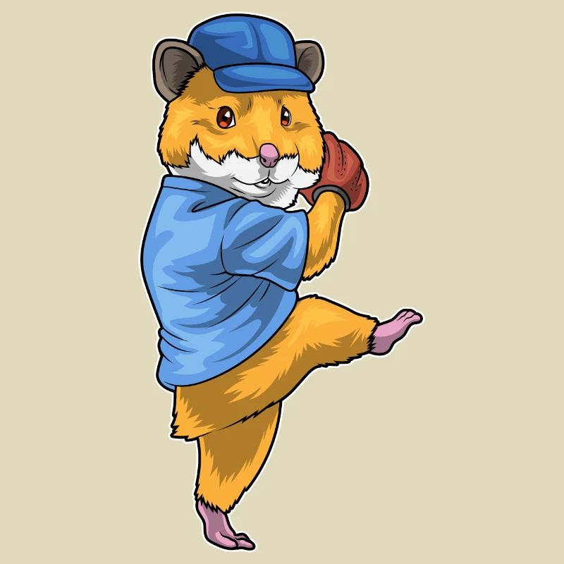 Hamster Baseball Gant de Baseball
