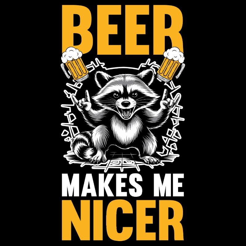 La bière panda trash me rend un raton laveur plus gentil