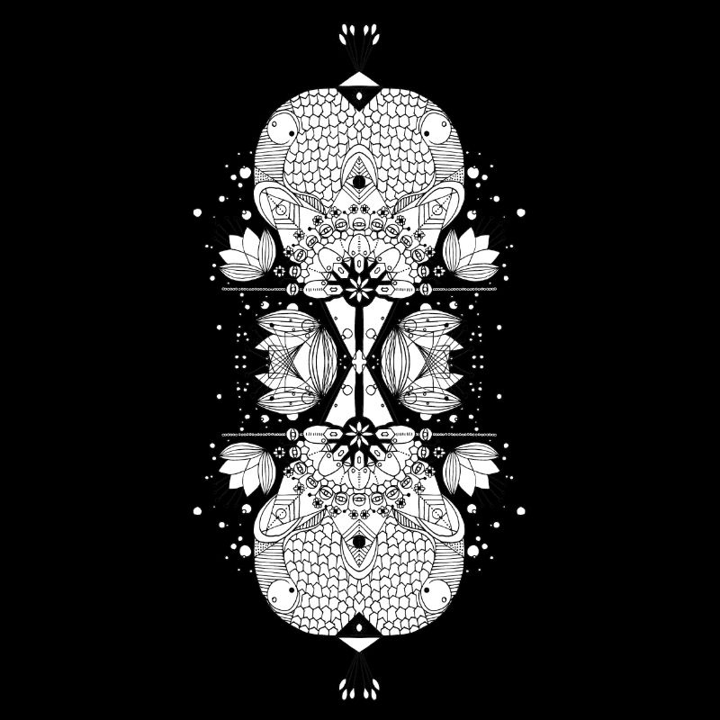 Water lily mandala