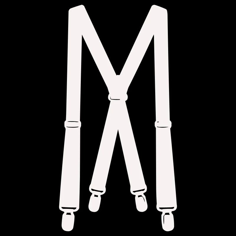 Illustration des bretelles blanches