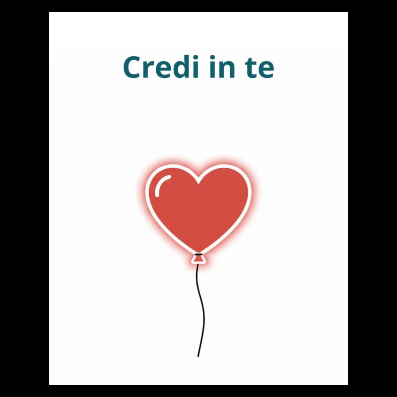 Glaube an dich selbst