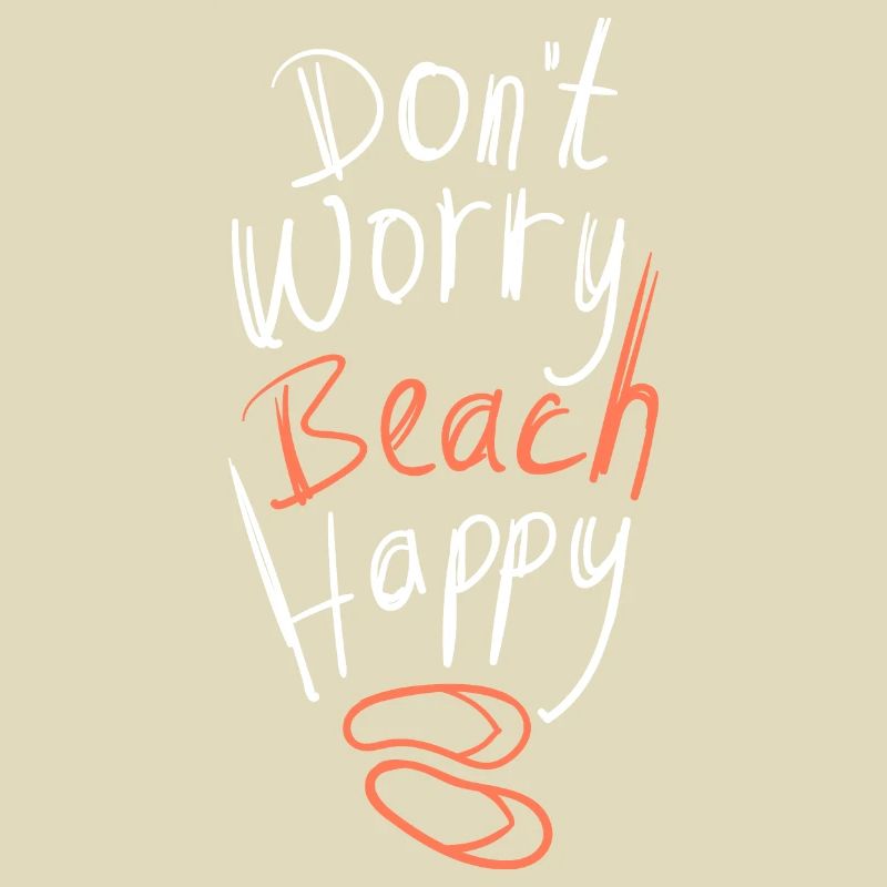 Ne t’inquiète pas, plage, joyeuse déclaration d’été