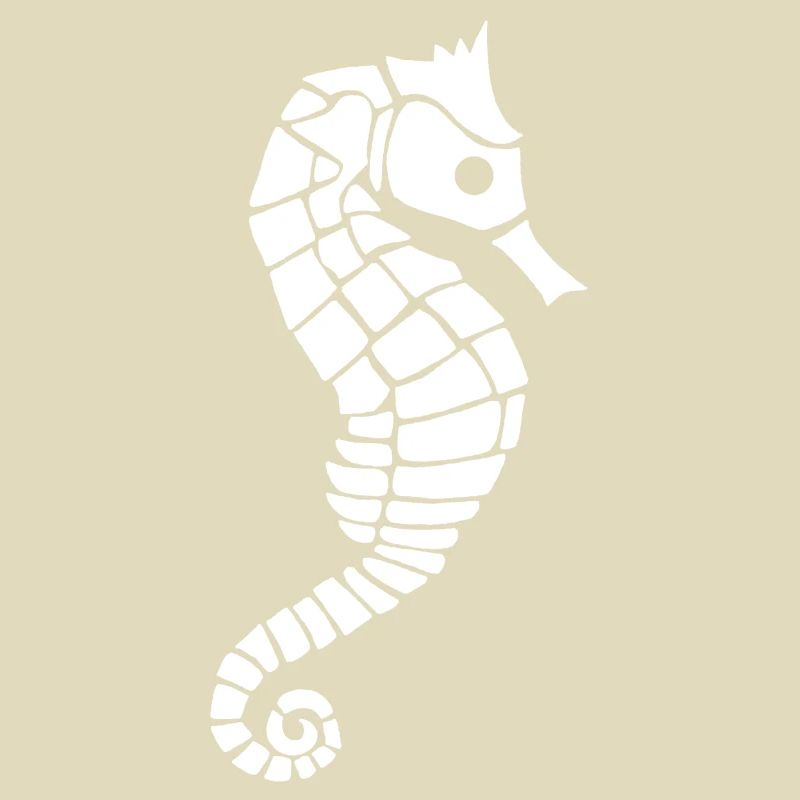 Hippocampe blanc