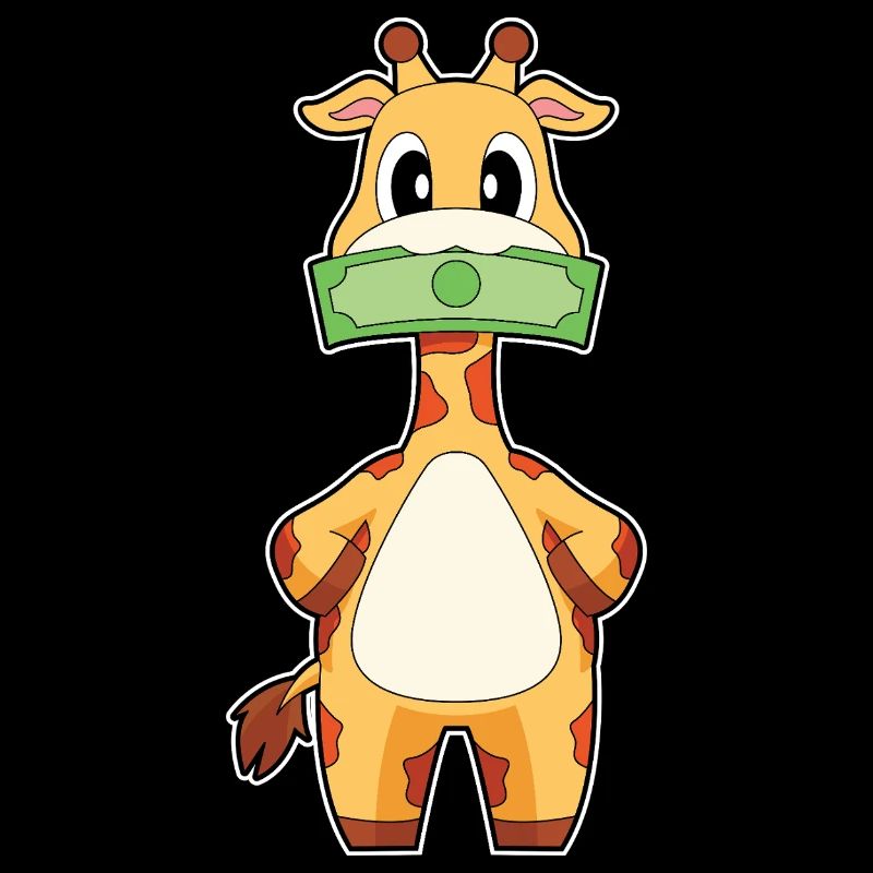 Billet de banque girafe