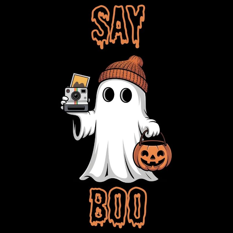 Cuddly Halloween Ghost Camera