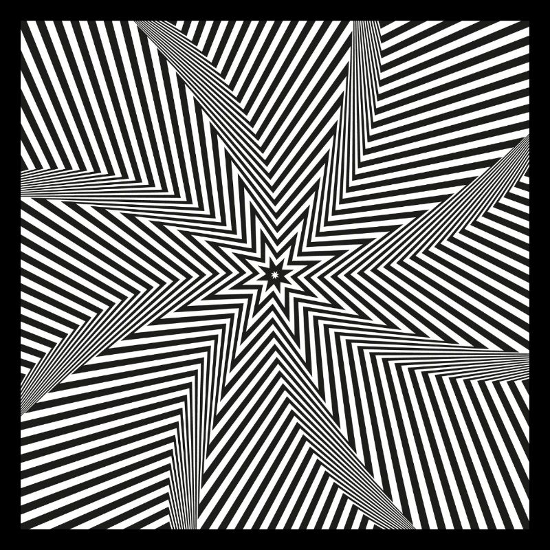 Labyrinthe optique en étoile