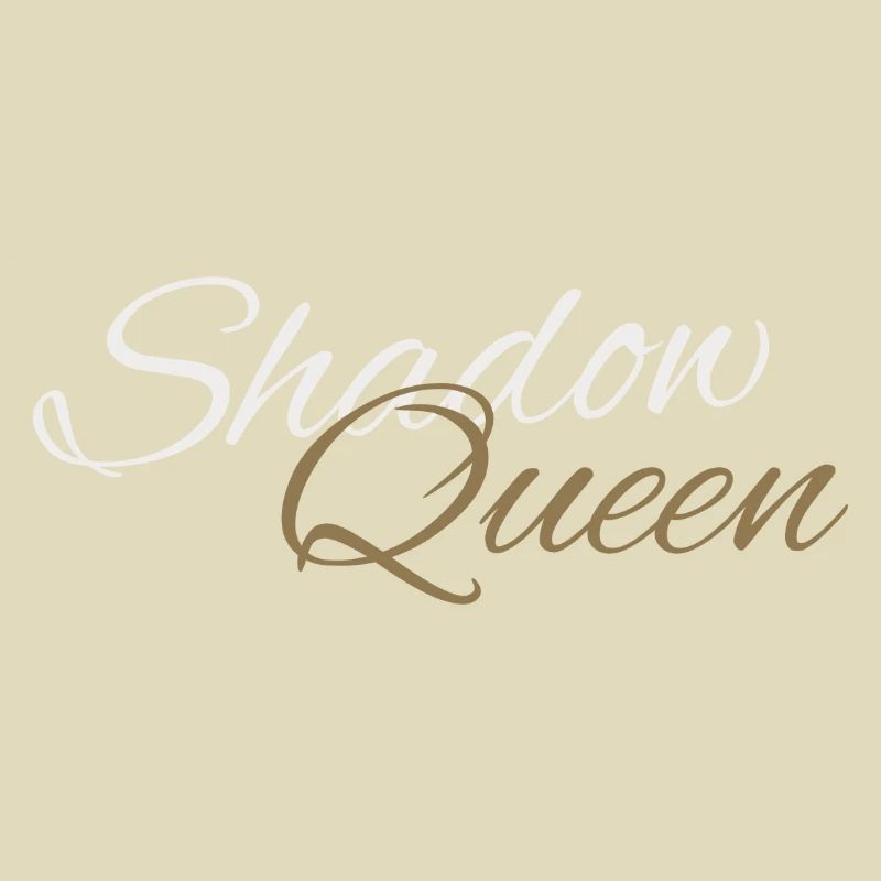 Shadow Queen Golden Cursive Script
