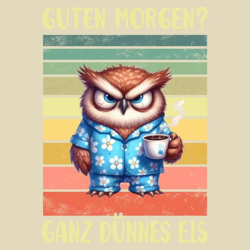Eule Morgenmuffel