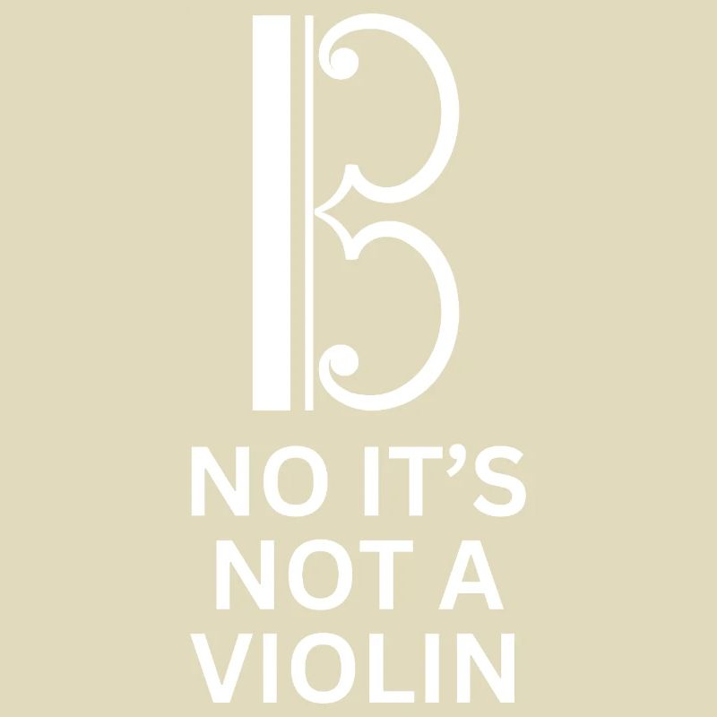 Viola clef No It's Not A Violin