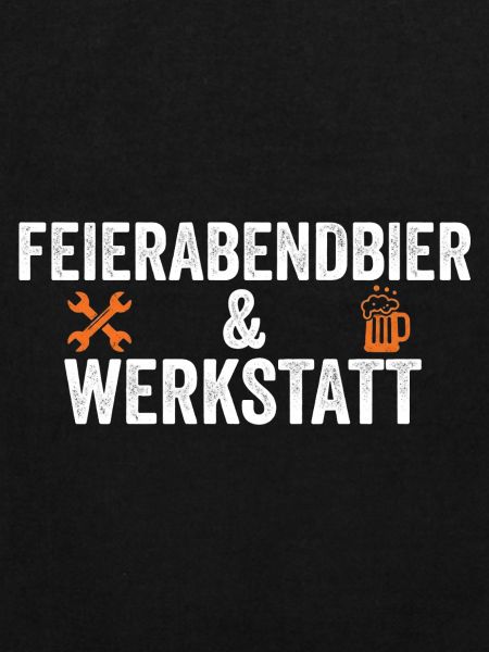Feierabendbier & Werkstatt – Handwerker T-Shirt