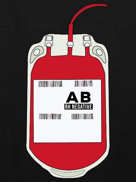 AB Negativer Blutbeutel