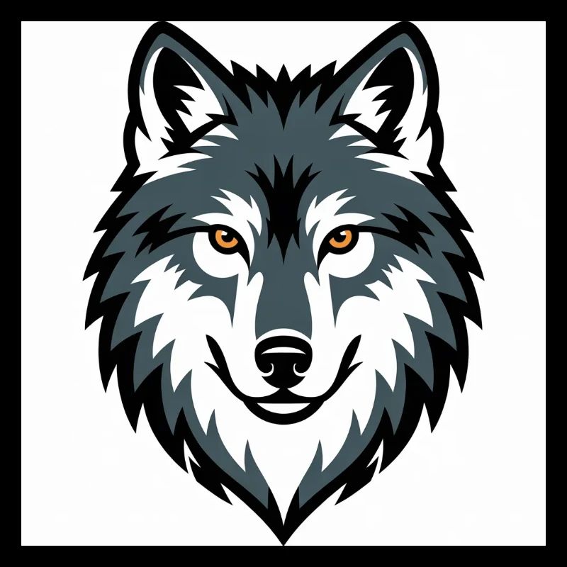 Wolf Graphic Emblem