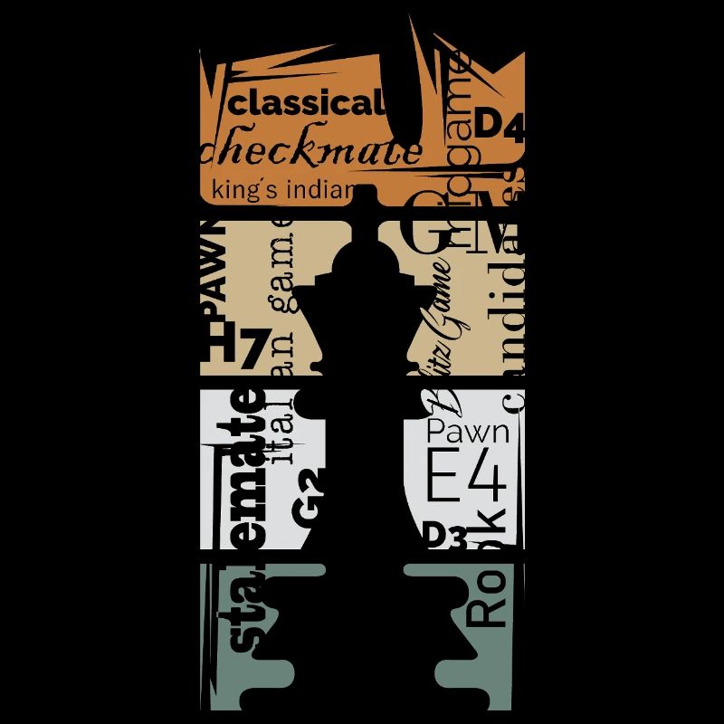 retro chess king - chess players and chess teams