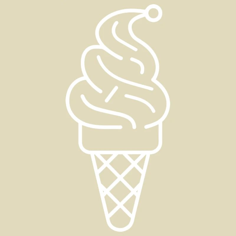Cornet de crème glacée Dessin