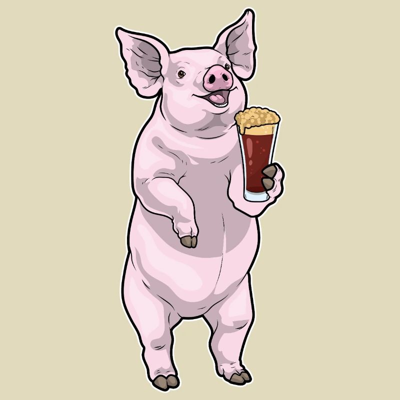 Schwein Bier