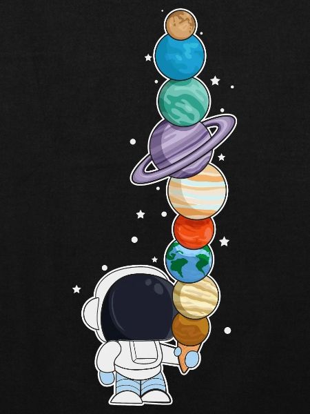 Astronaute avec glace