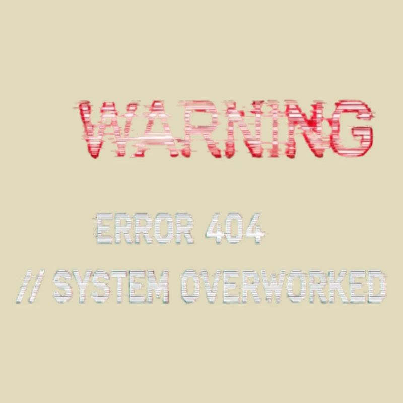 Avertissement de bug - Erreur 404 surchargée du système