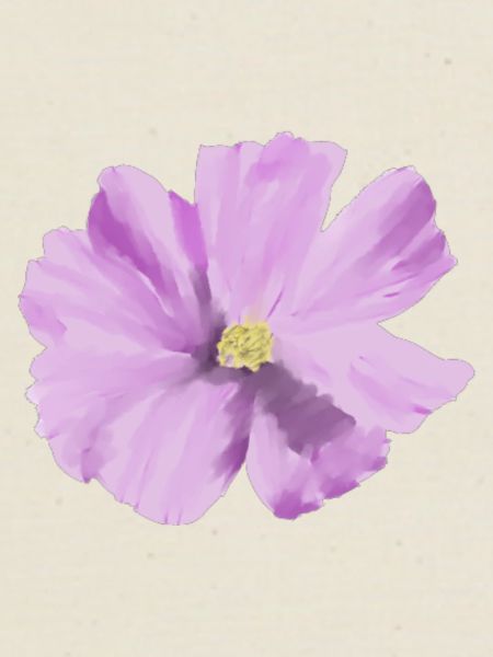 Lilas fleur aquarelle