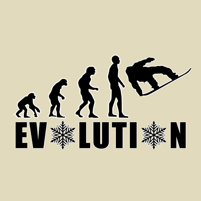 EVOLUTION SNOWBOARD Schnee Winter Geschenk