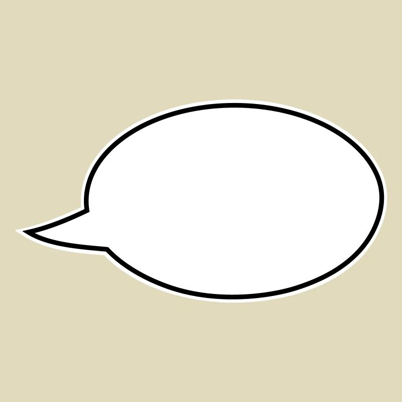 Speech bubble comic right