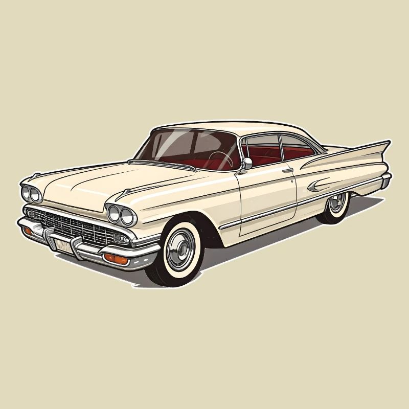 Klassischer Oldtimer - Elegantes Retro-Autodesign