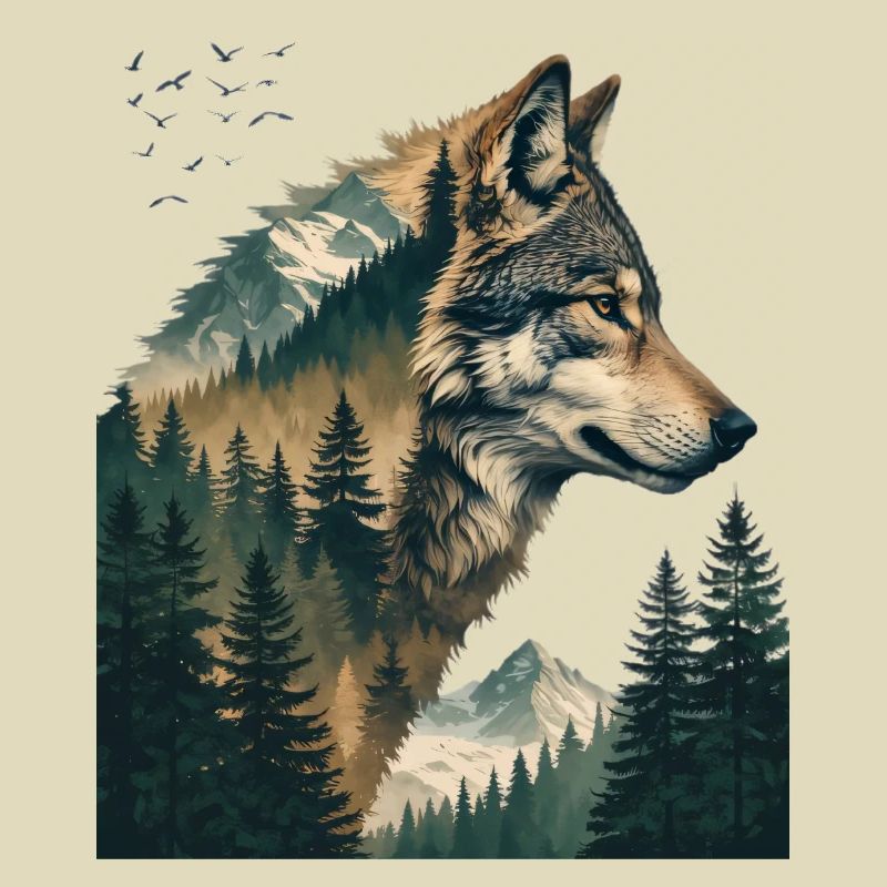 Waldwolf Double Exposition