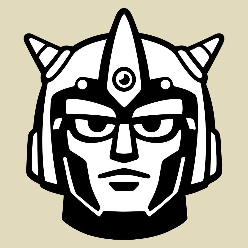 Casque de visage robot Doomforge