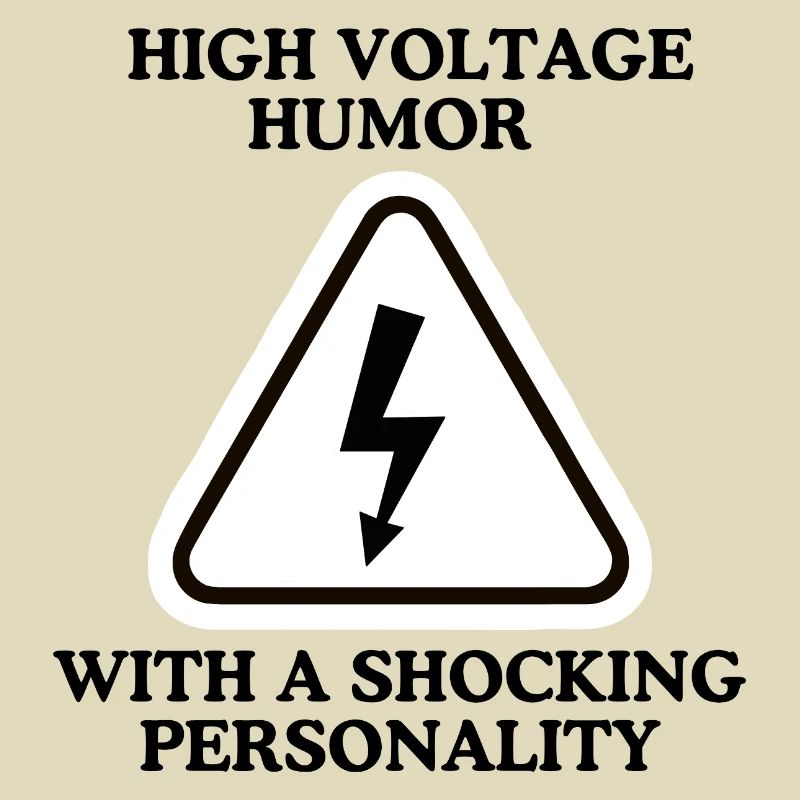 Lightning Warning Triangular Sign
