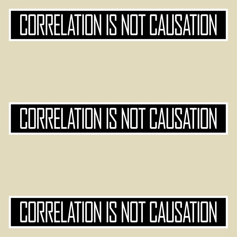 Correlation Is Not Causation Nerd Science