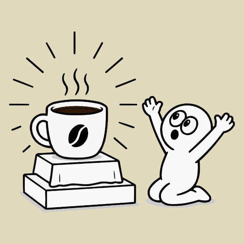 Coffee Mug Joy Conception de la bande dessinée