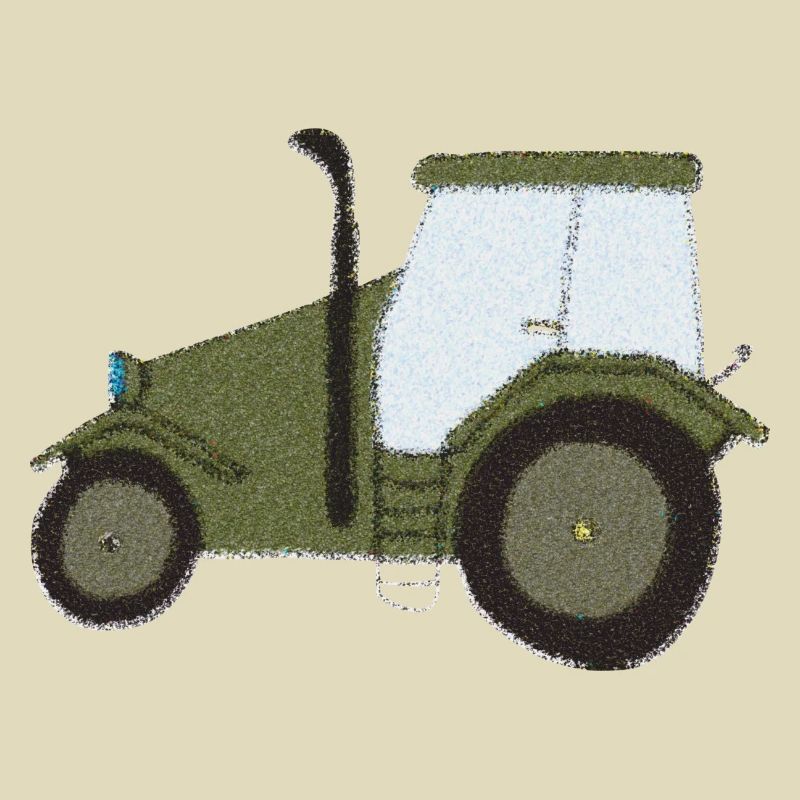 Tracteur Oldtimer Impressionnisme