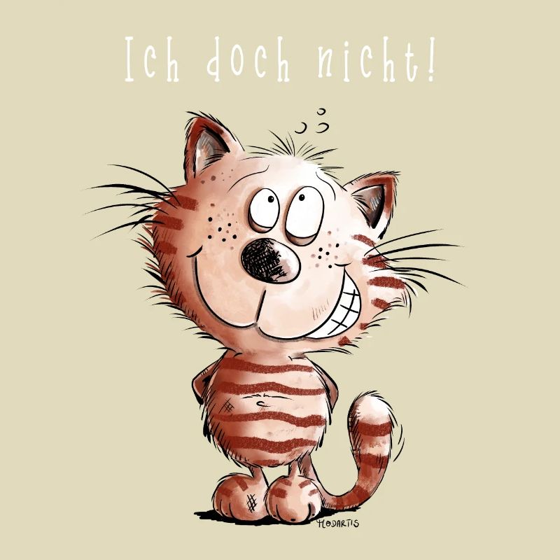 I do not cat I cat motif comic gift