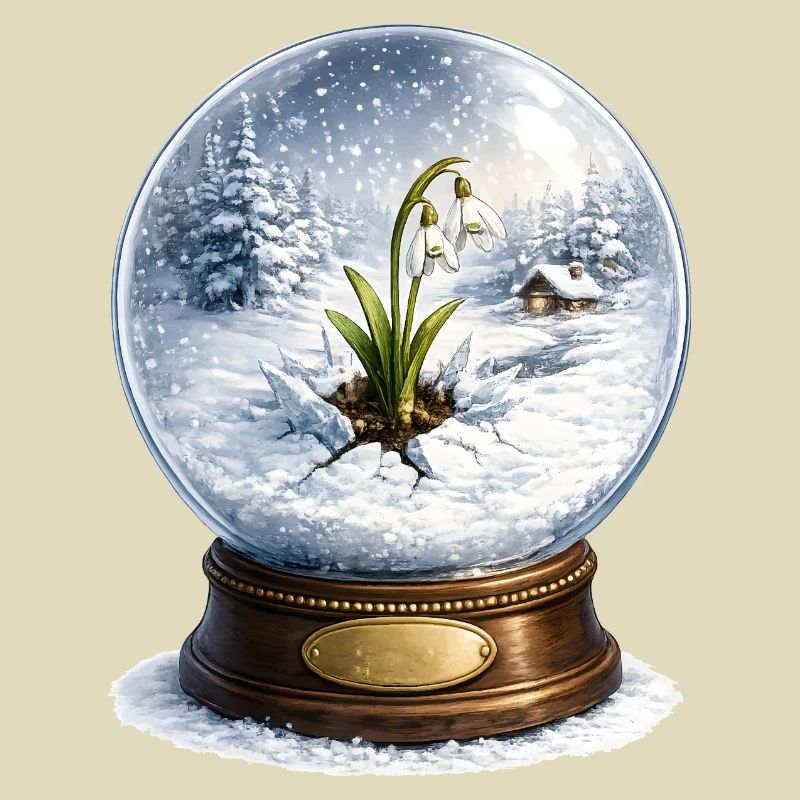 Le perce-neige traverse l’hiver